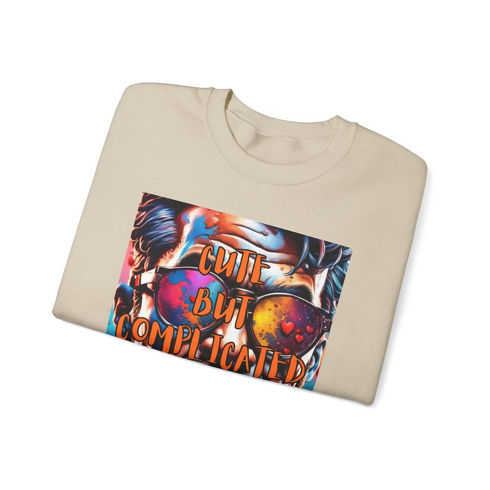 Thumbnail: Cute But Complicated Crewneck Sweatshirt