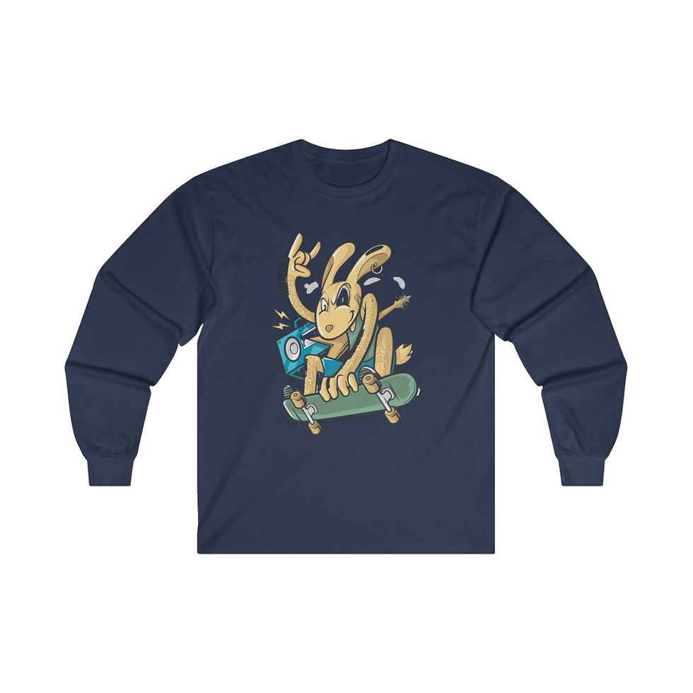 Thumbnail: Skateboard Rabbit -Ultra Cotton Long Sleeve Tee