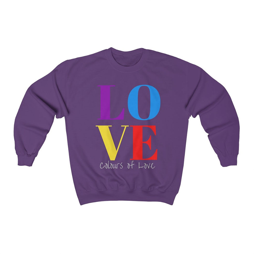 Thumbnail: LOVE Unisex Blend™ Crewneck Sweatshirt