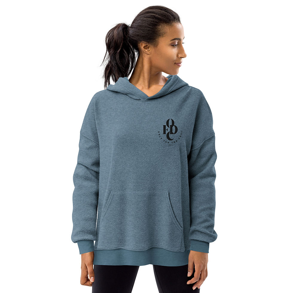 Thumbnail: Only For The Cool Unisex Suede Fleece Hoodie