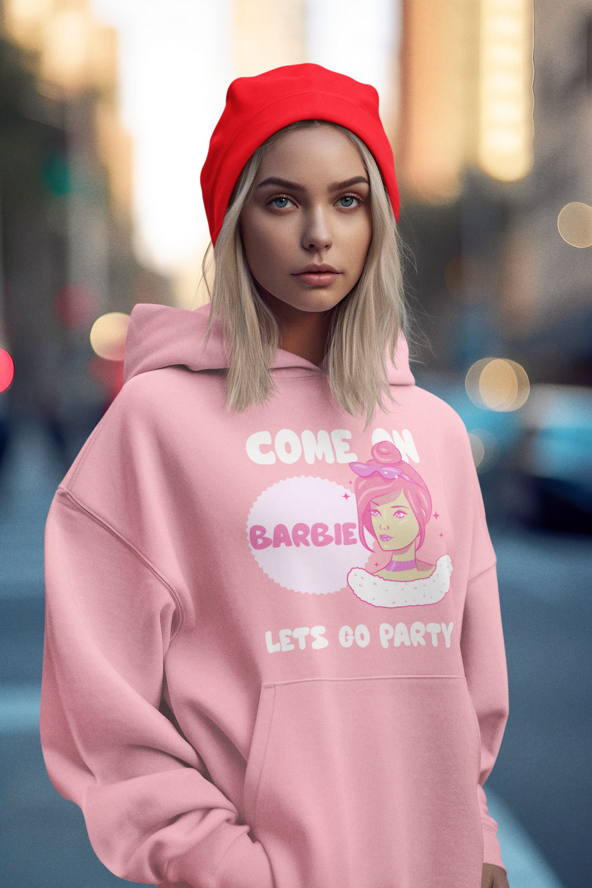 Barbie Party Vibes Hoodie: Come On Barbie, Let's Go Party