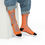 Thumbnail: Cheeky Feet Orange Socks – Bold Comfort with a Playful Twist