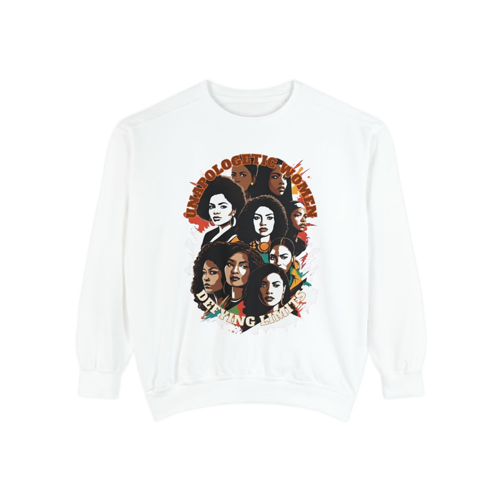 Thumbnail: Unapologetic Mother's Defying Limits - Garment-Dyed Sweatshirt