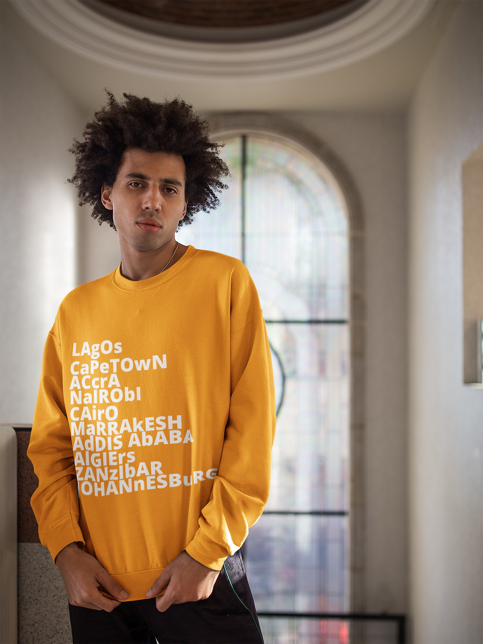 Thumbnail: Crewneck Sweatshirt Of African Cities