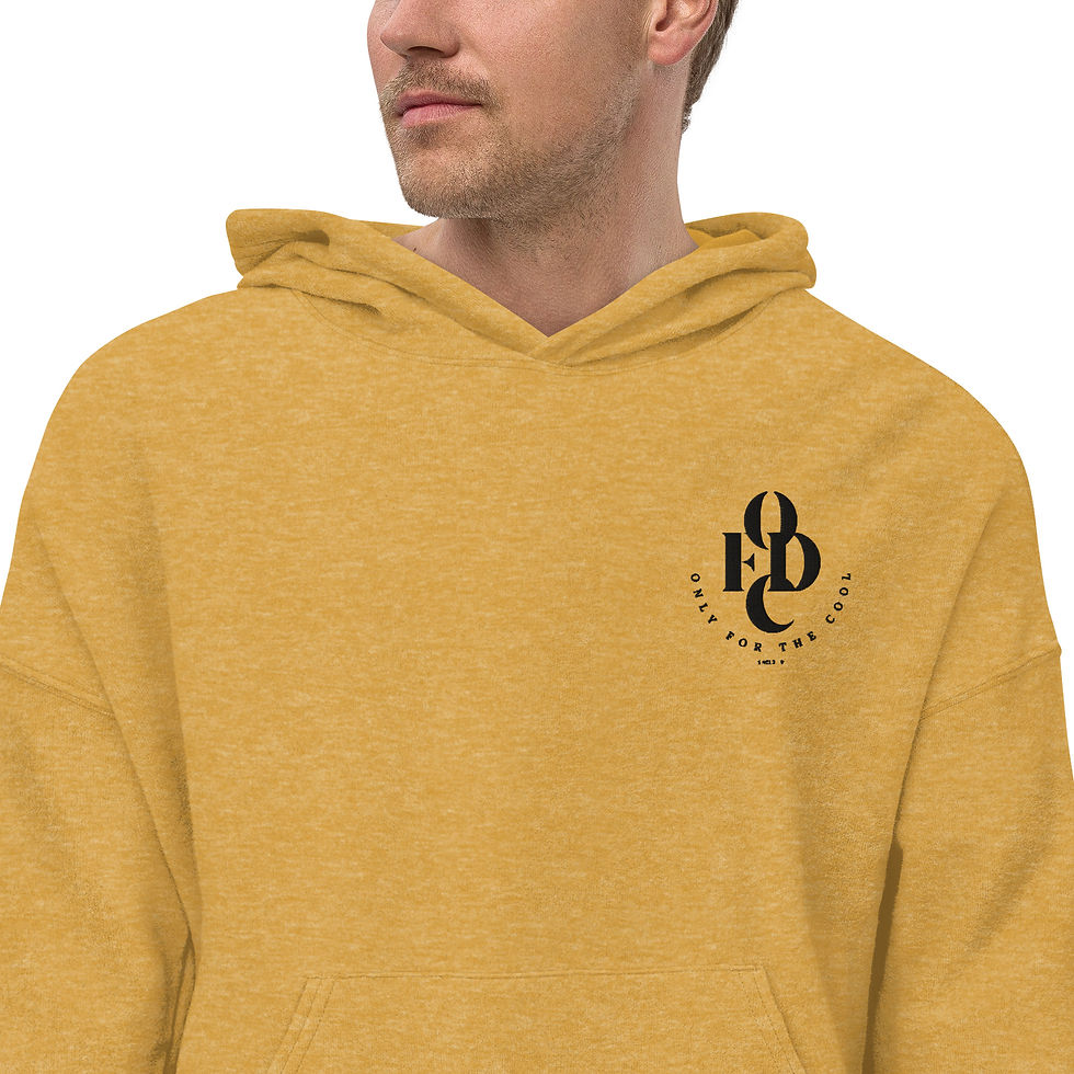 Thumbnail: Only For The Cool Unisex Suede Fleece Hoodie