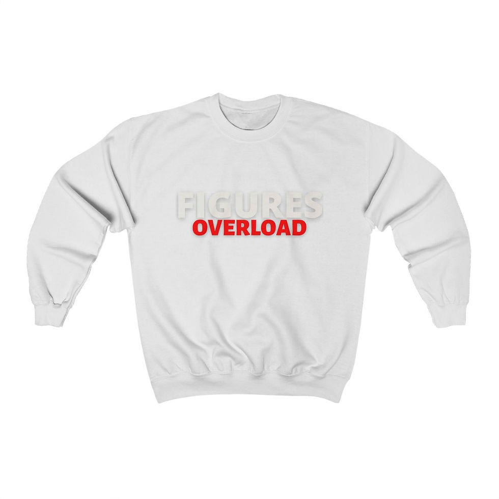 Thumbnail: Figures Overload Unisex Heavy Blend™ Crewneck Sweatshirt