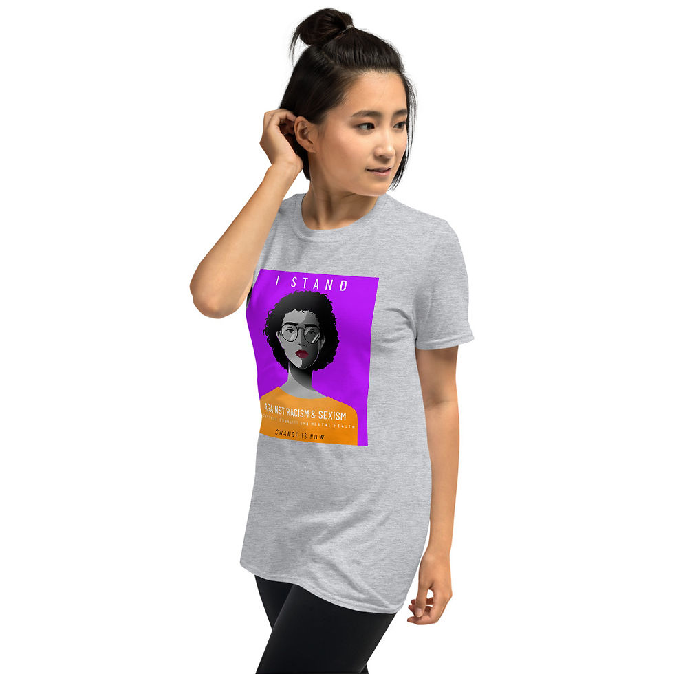 Thumbnail: I STAND AGAINST RACISM & SEXISM Unisex T-Shirt