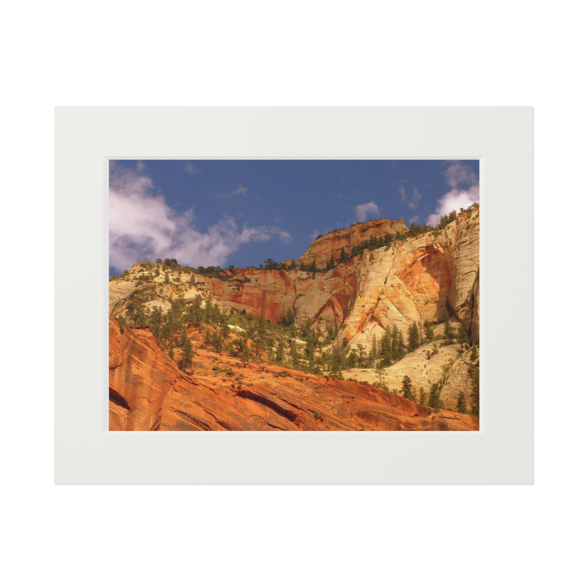 Zion National Park Passepartout Fine Art Print | National Park