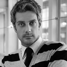 Man in Striped Sweater