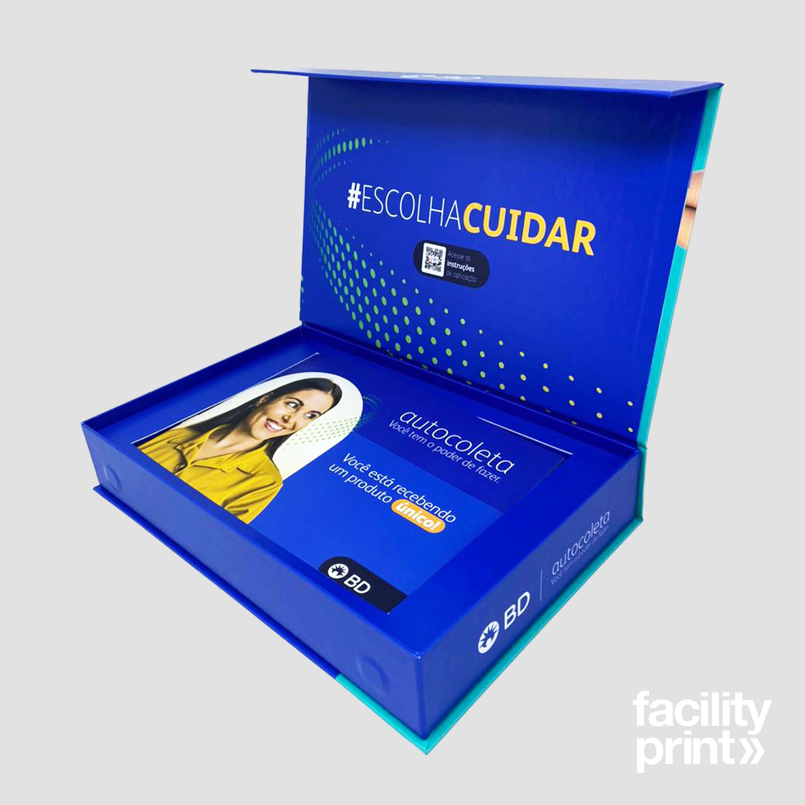 Caixa Autocoleta - BD