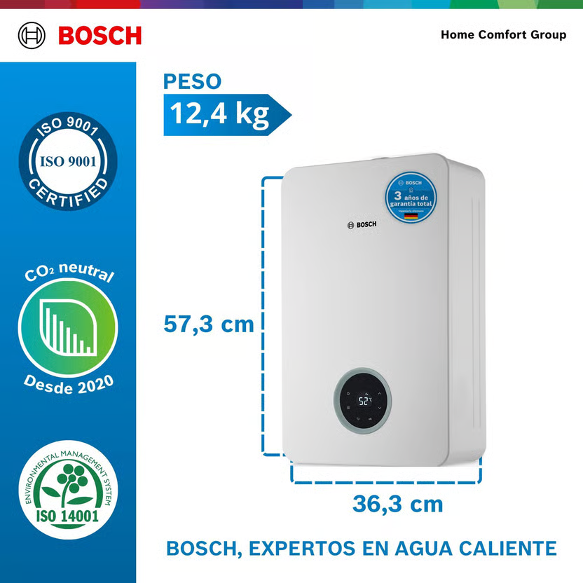 Miniatura: Calentador BOSCH 15Lts TF