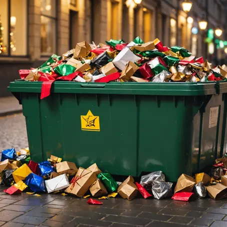 Hiring a skip bin is an efficient way to dispose of all your excess wrapping and packaging materials post Christmas.