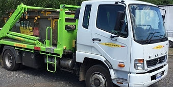 eastern skip hire's skip bin delivery truck
