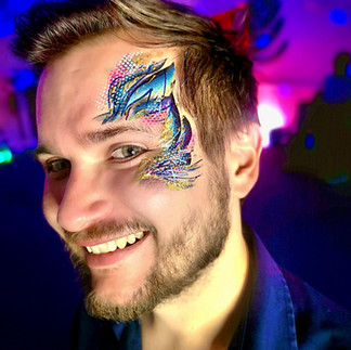 festival glitter eyedesign men