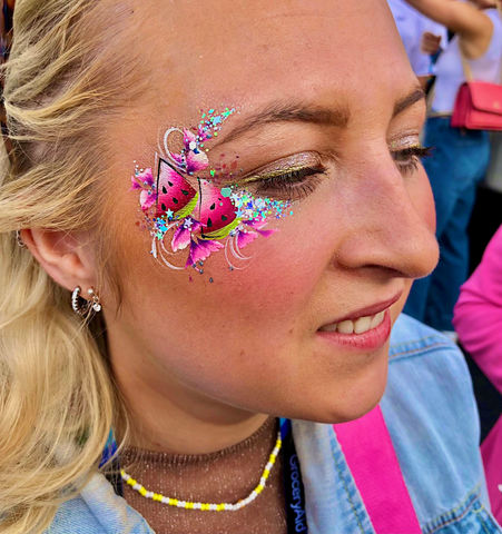 adult face painting branding activation