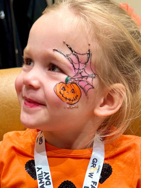 Halloween-children's-corporate-event-pumpkin-face-painting