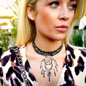 Wedding reception glitter body art Bedford