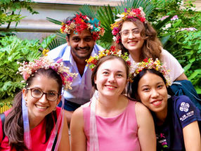 Flower Crown Workshops and Face Painting for Corporate Events