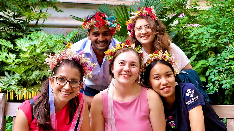 Flower Crown Workshops and Face Painting for Corporate Events
