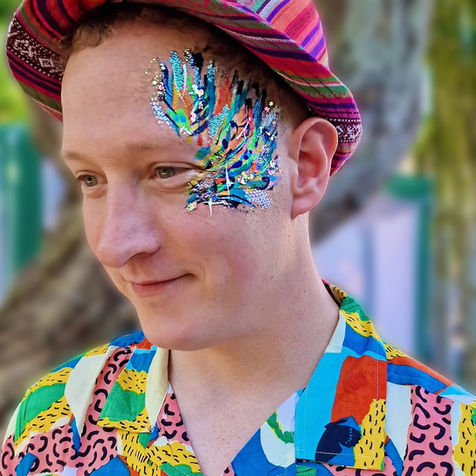 festival glitter bar birthday party