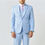 Miniatura: Terno Slim Fit Azul Claro