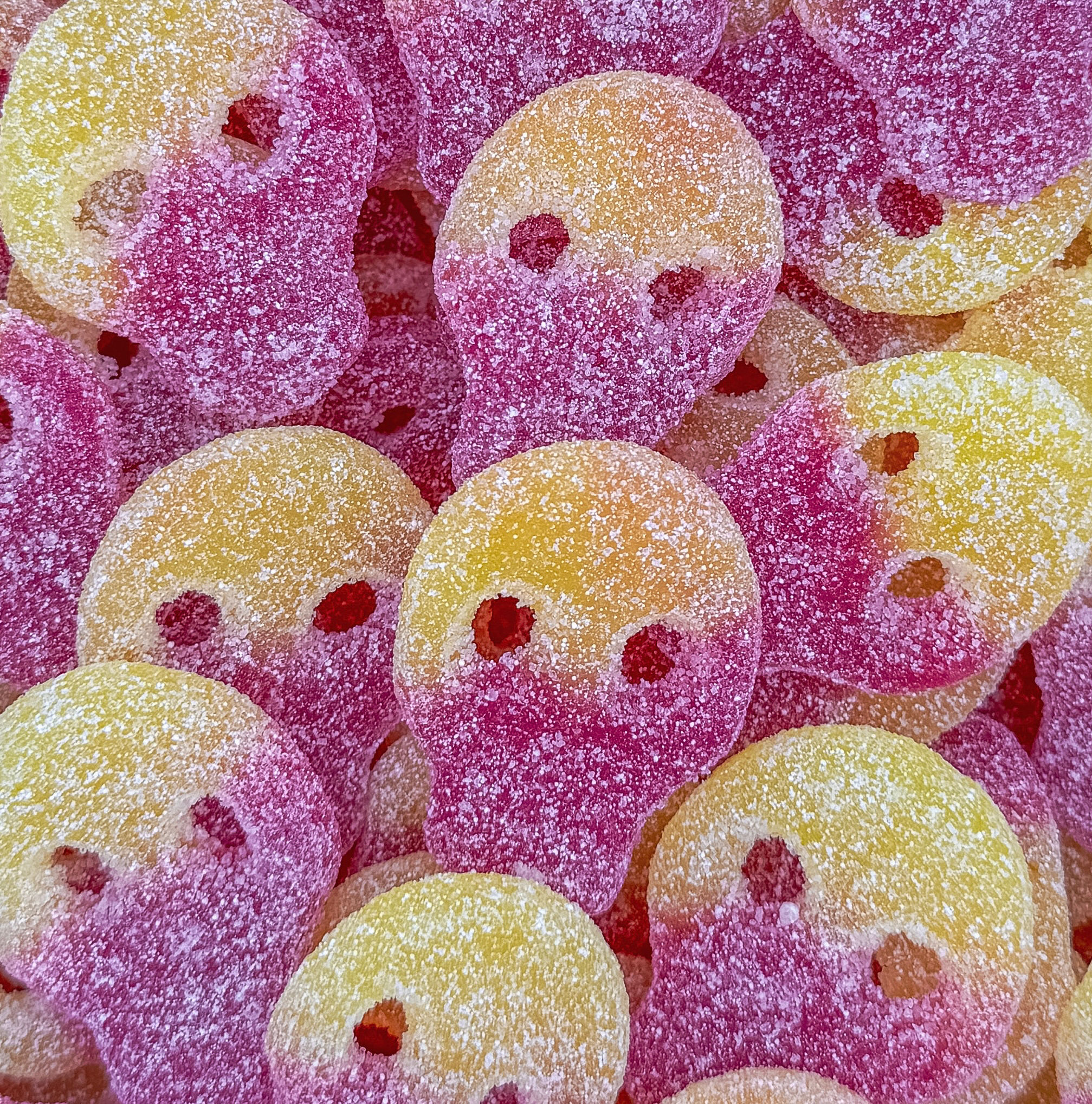 Sour Raspberry Lemon Swedish Skulls
