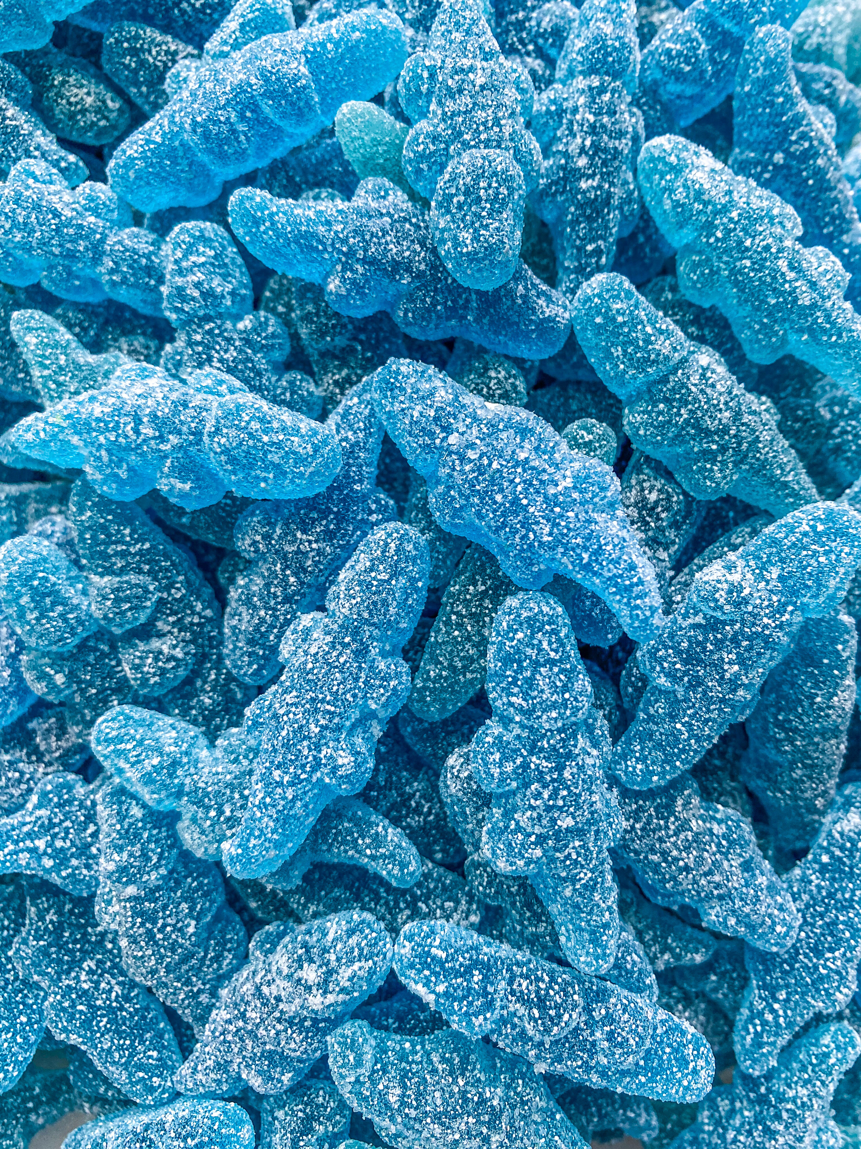 Swedish Sour Blue Raspberry Crocs!