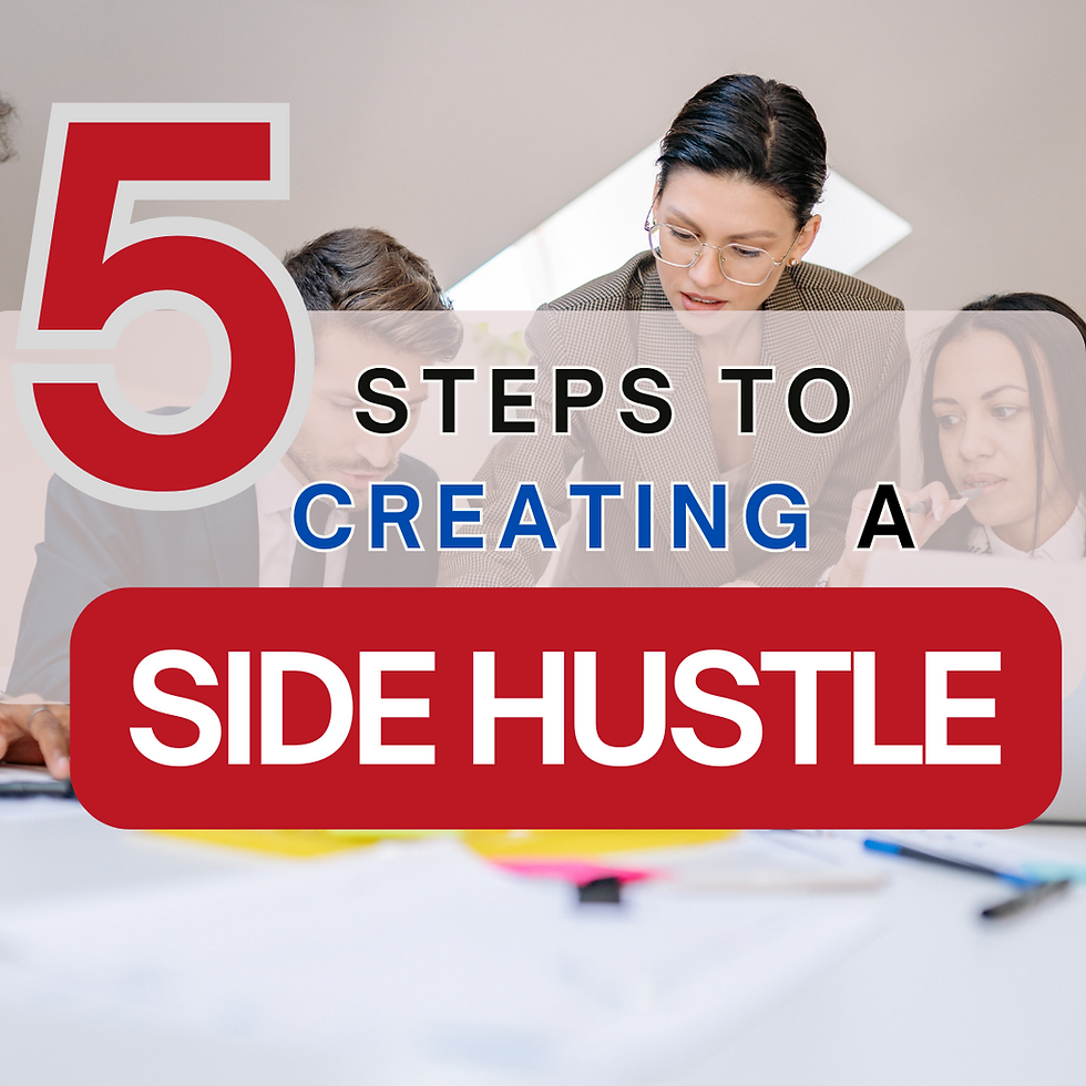 5 Steps to Creating a Side Hustle