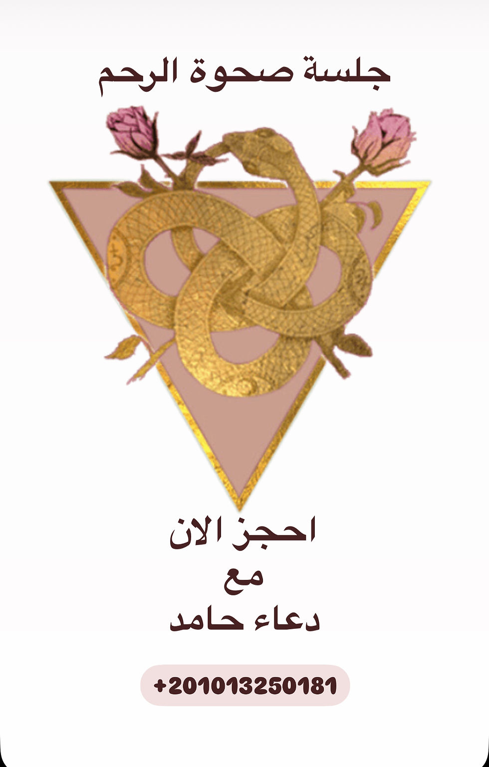 جلسة صحوة الرحم مع دعاء حامد