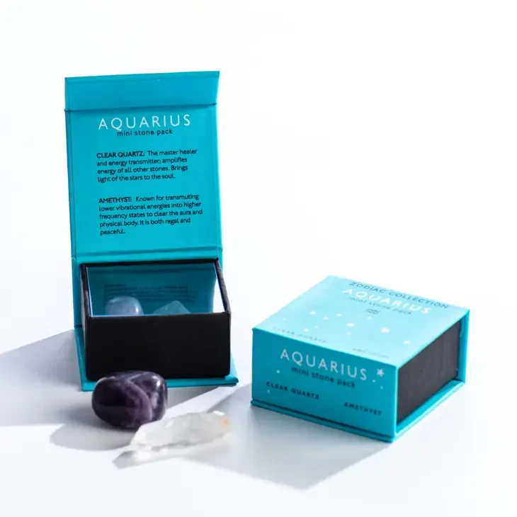 Thumbnail: Aquarius Zodiac Mini Crystal Pack