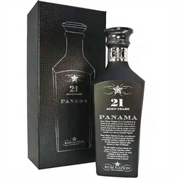 Panama Black Decanter Single Domain Rum 21 Jahre von Rum Nation