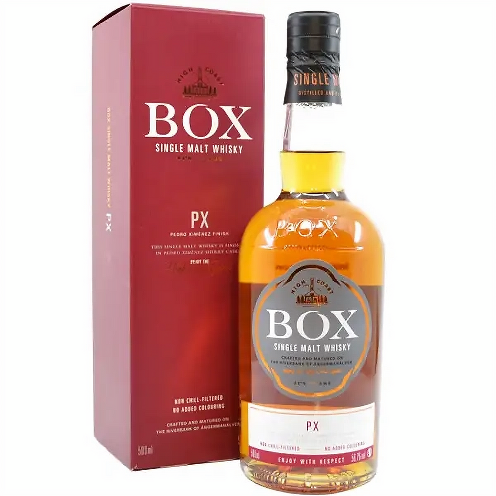 BOX Pedro Ximenez Single Malt Swedish Whisky 5 Jahre aus Schweden