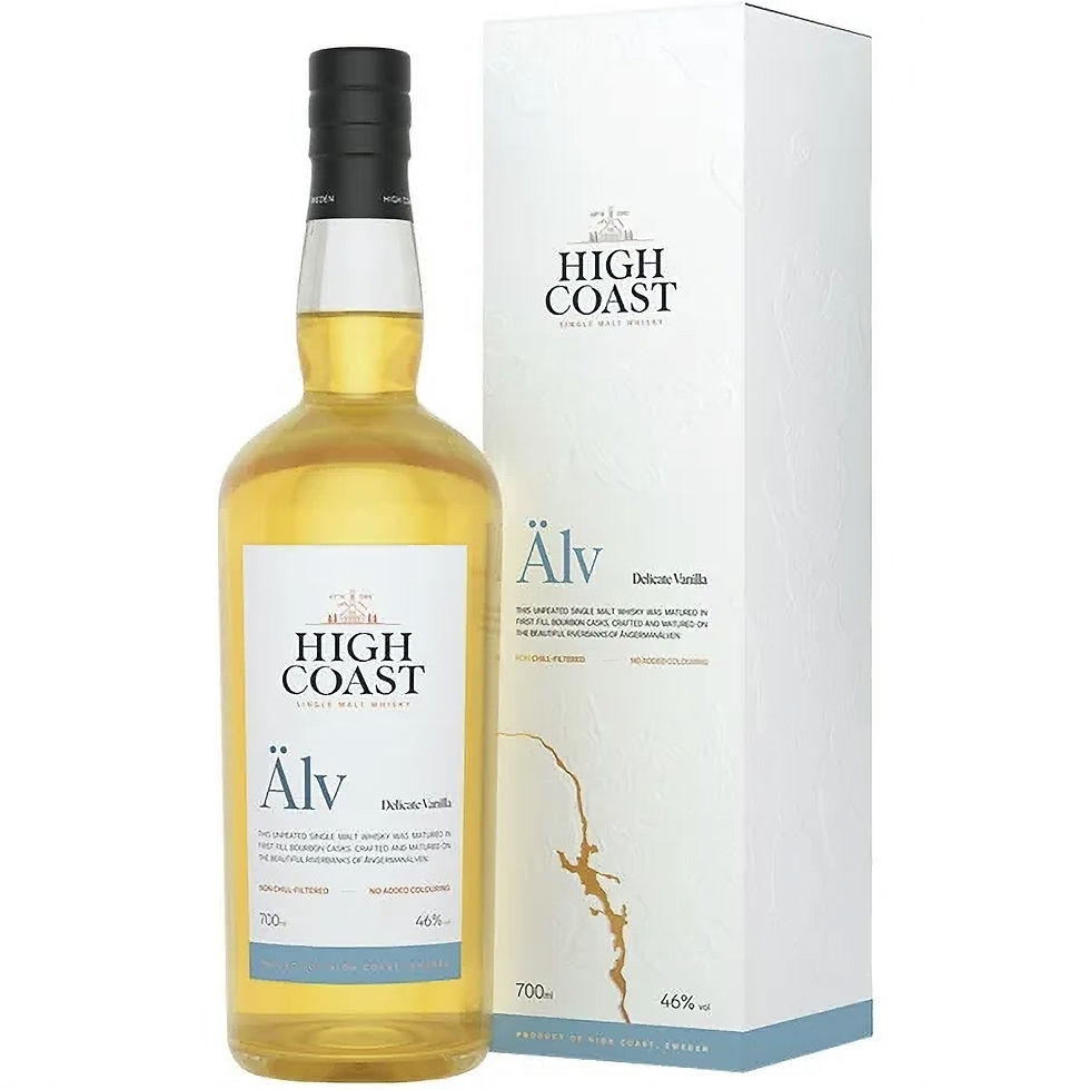 High Coast Älv Batch 01 Single Malt Swedish Whisky 6 Jahre aus Schweden