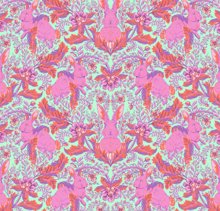 Tula Pink Full Moon Forest II Hoppy Go Lucky Blossom PWTP246.BLOSSOM