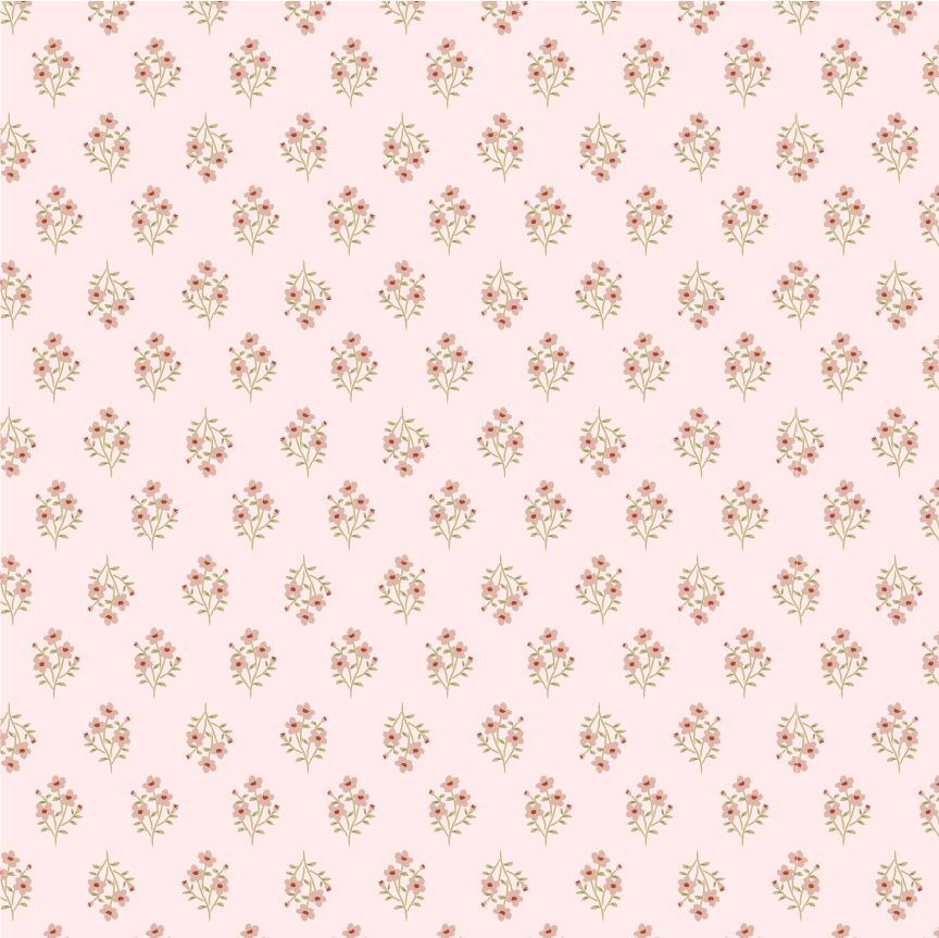 Poppy Cotton - My Darling Deer - Wildflower Blush 25985