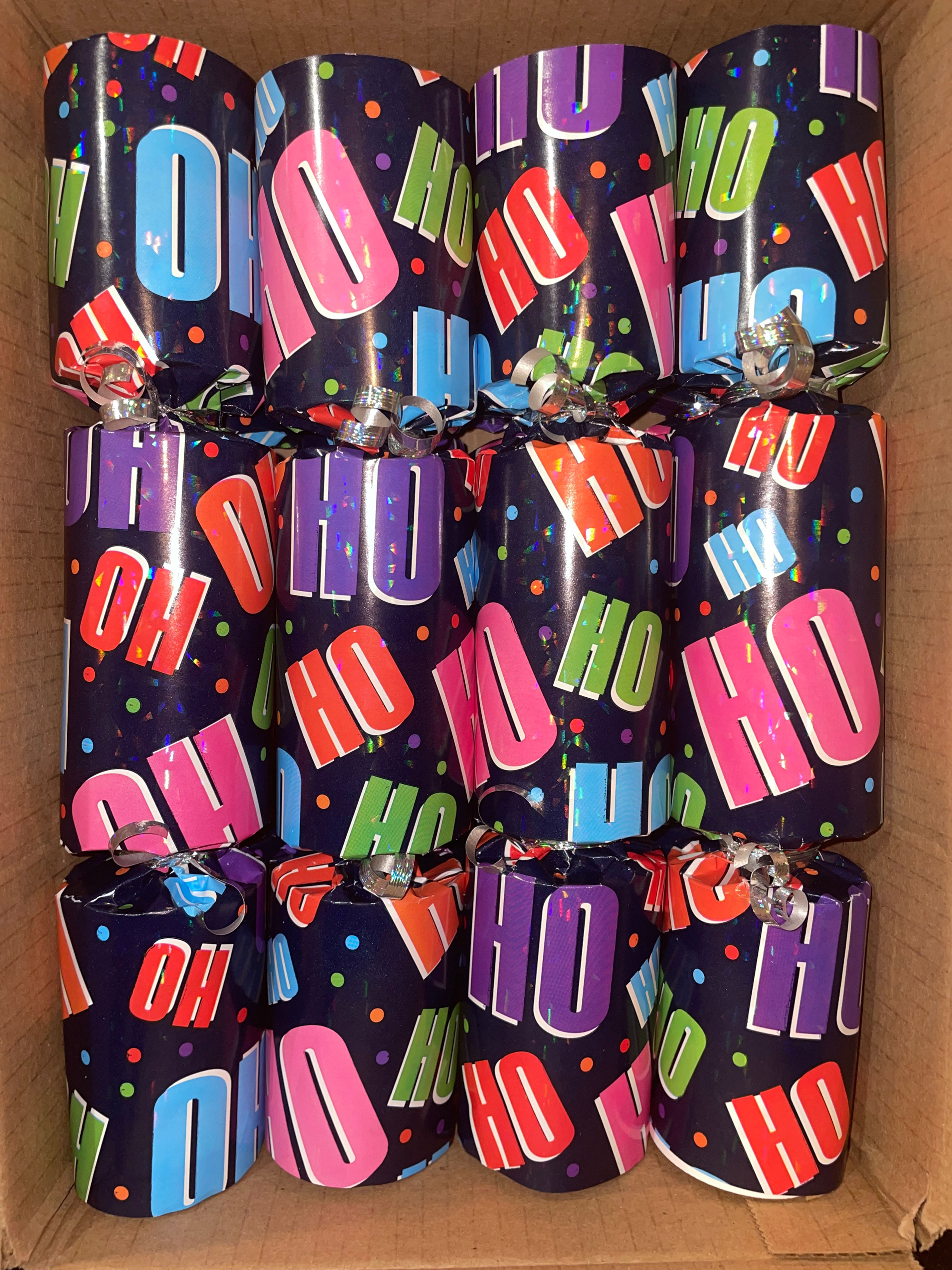 Ho Ho Ho!!! Large Single Christmas Crackers - Free Shipping