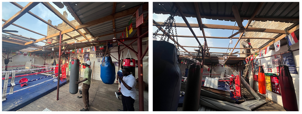 Phase 1, December 2025: We invested £6,000 to replace the roof and walls at Wisdom Boxing Gym and delivered nutrition programmes to more than 10 local boxing gyms.