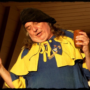 Yellow-blue linen of the cloth weaving mill