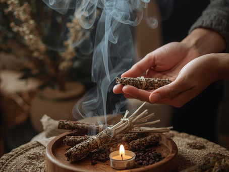 Cleansing your space.