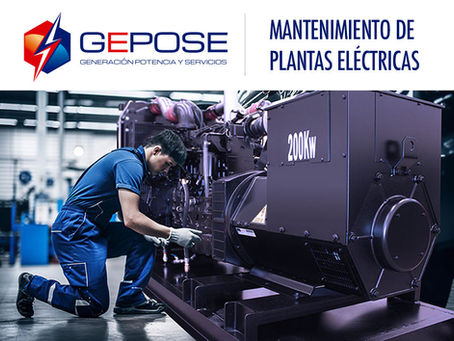 GEPOSE Mantenimiento en Plantas Eléctricas