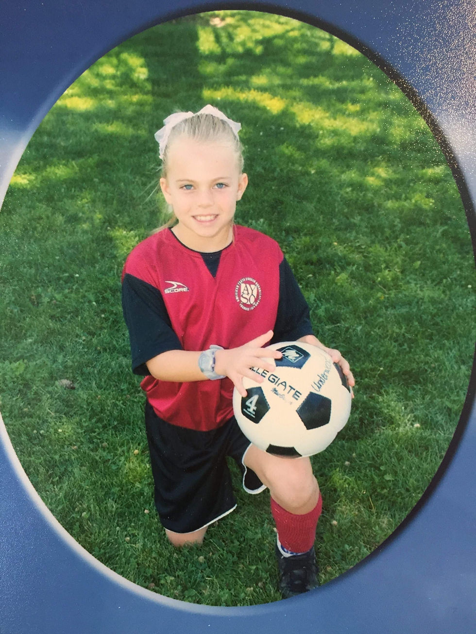Anika played soccer for about 5 years, as the defender usually