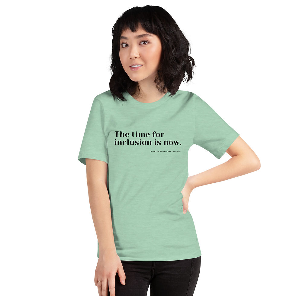 Thumbnail: Time for Inclusion - Unisex t-shirt