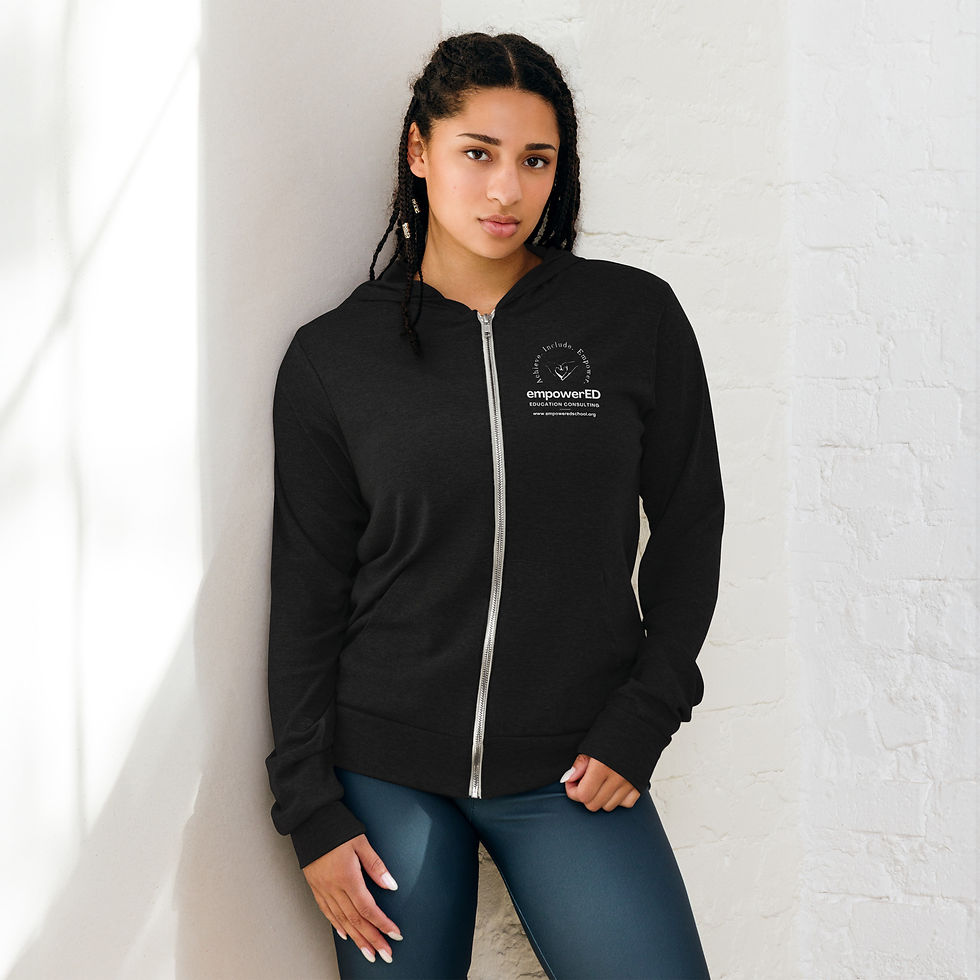 Thumbnail: empowerED unisex zip hoodie