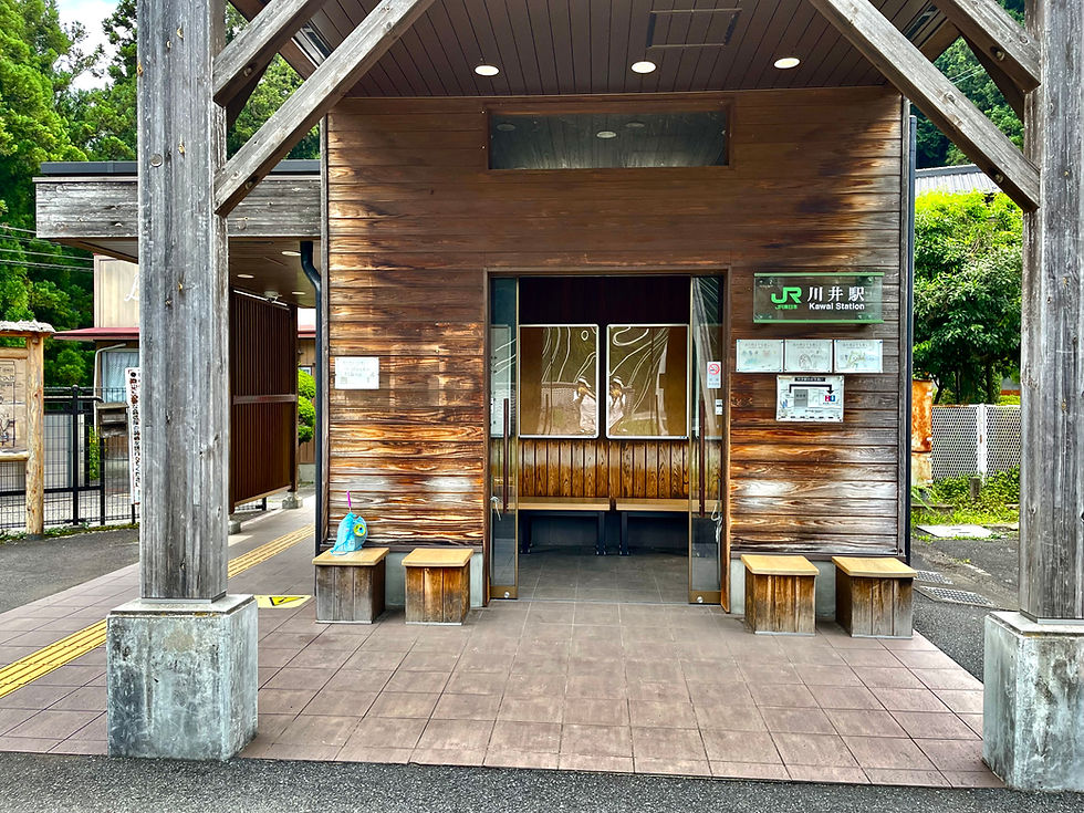青梅線 川井駅舎（無人駅）