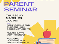 High School Parent Seminar