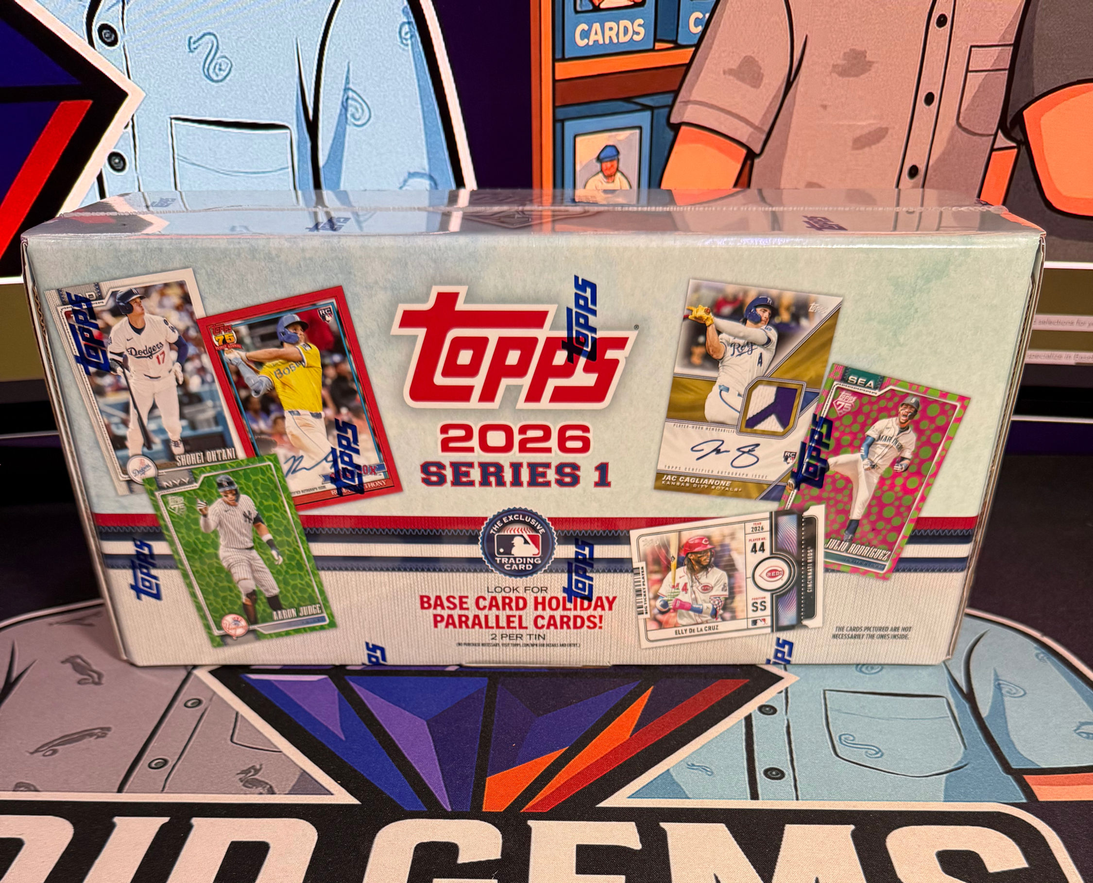 2026 Topps Baseball Holiday Egg Cartons - (3 Eggs)