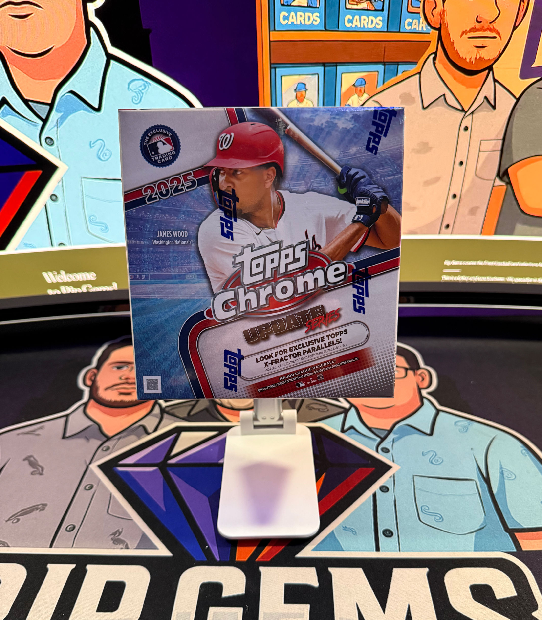 2025 Topps Chrome Baseball Update Series Mega Box