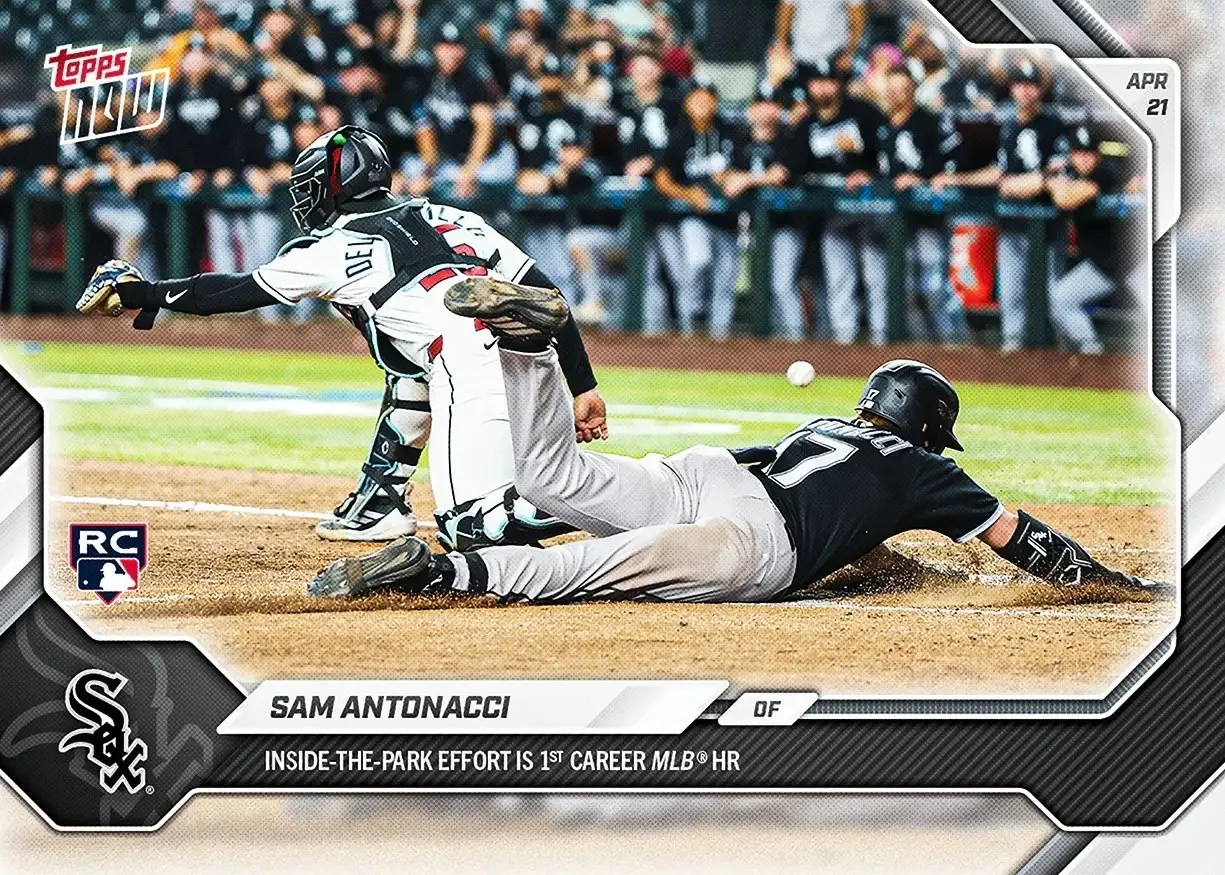 Sam Antonacci 2026 MLB Topps NOW Card #105 RC 1st HR Inside-The-Park