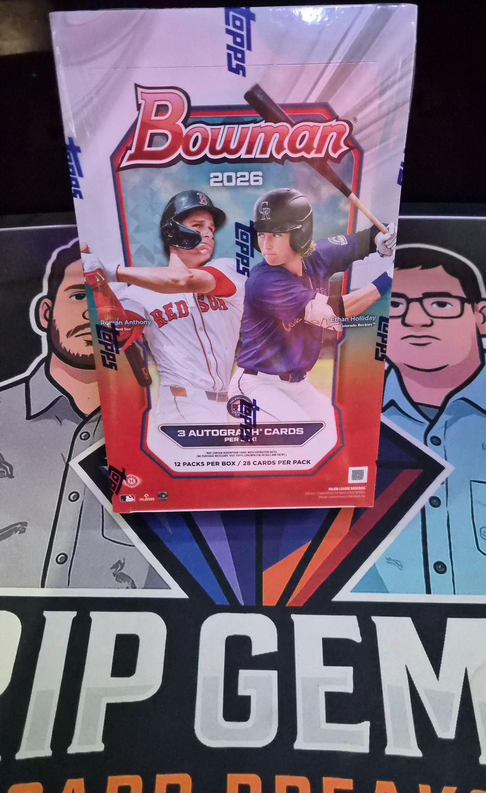 Thumbnail: 2026 Bowman Baseball Sealed Jumbo Hobby Box (3 Autos)