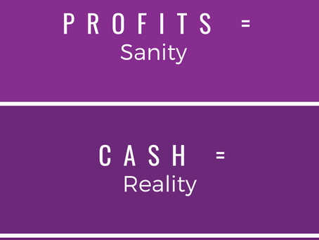 Cash equals reality